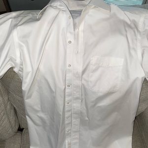 End white button up